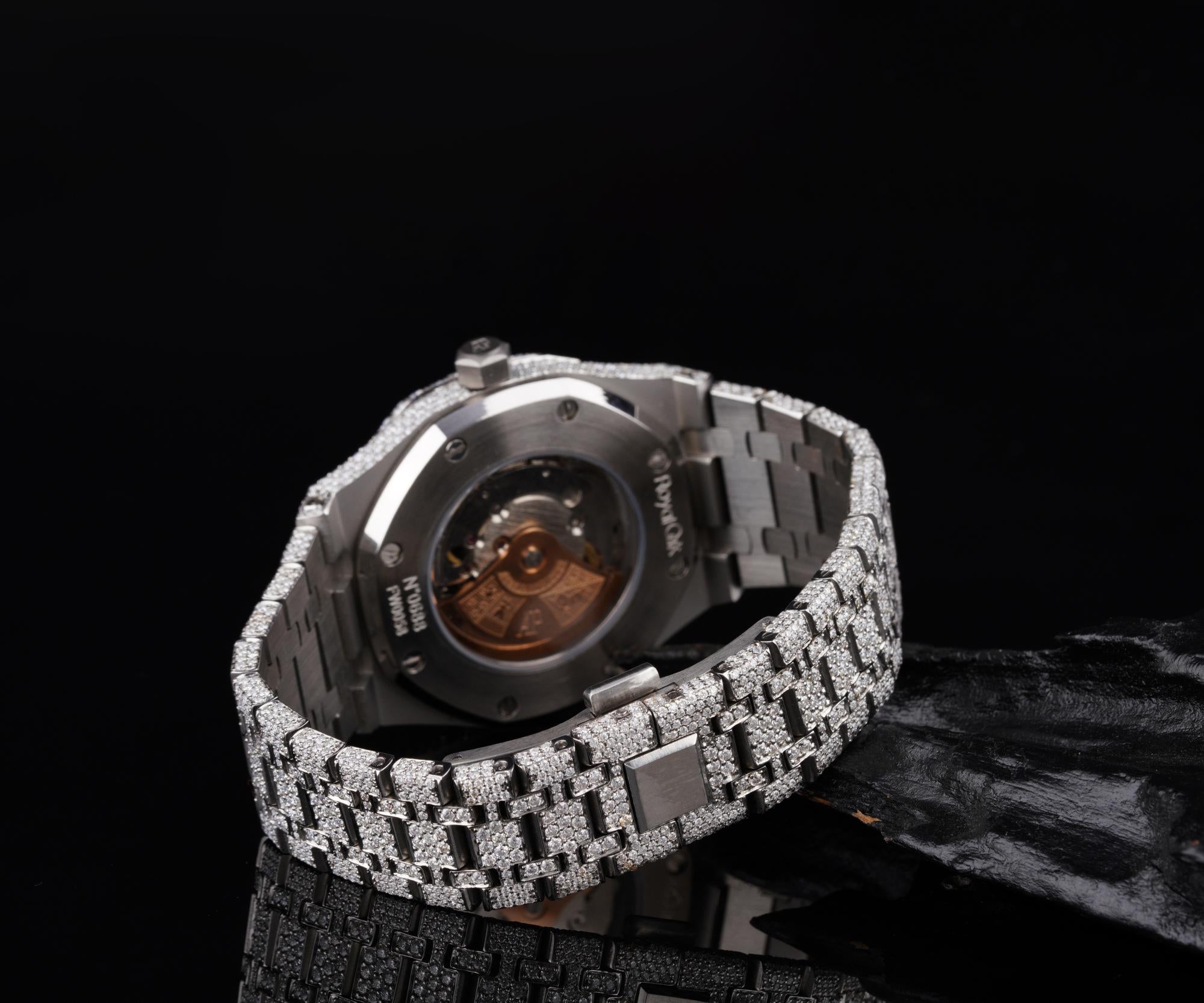 Audemars Piguet Moissanite Diamond Watch  W 37