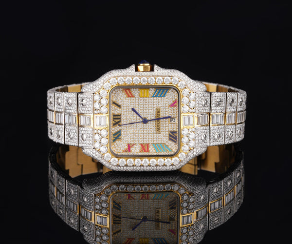 Cartier Moissanite Diamond Watch  W 38
