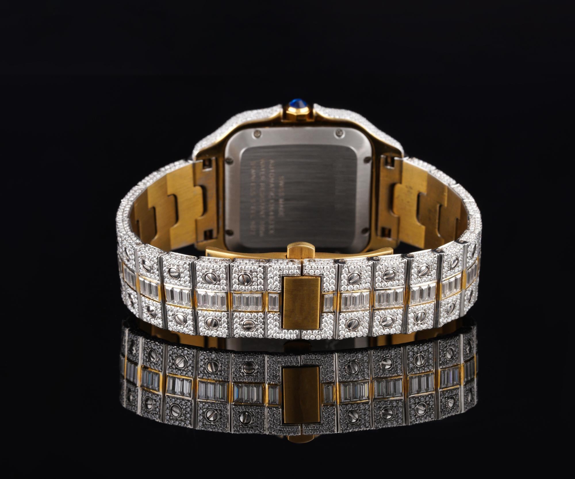 Cartier Moissanite Diamond Watch  W 38