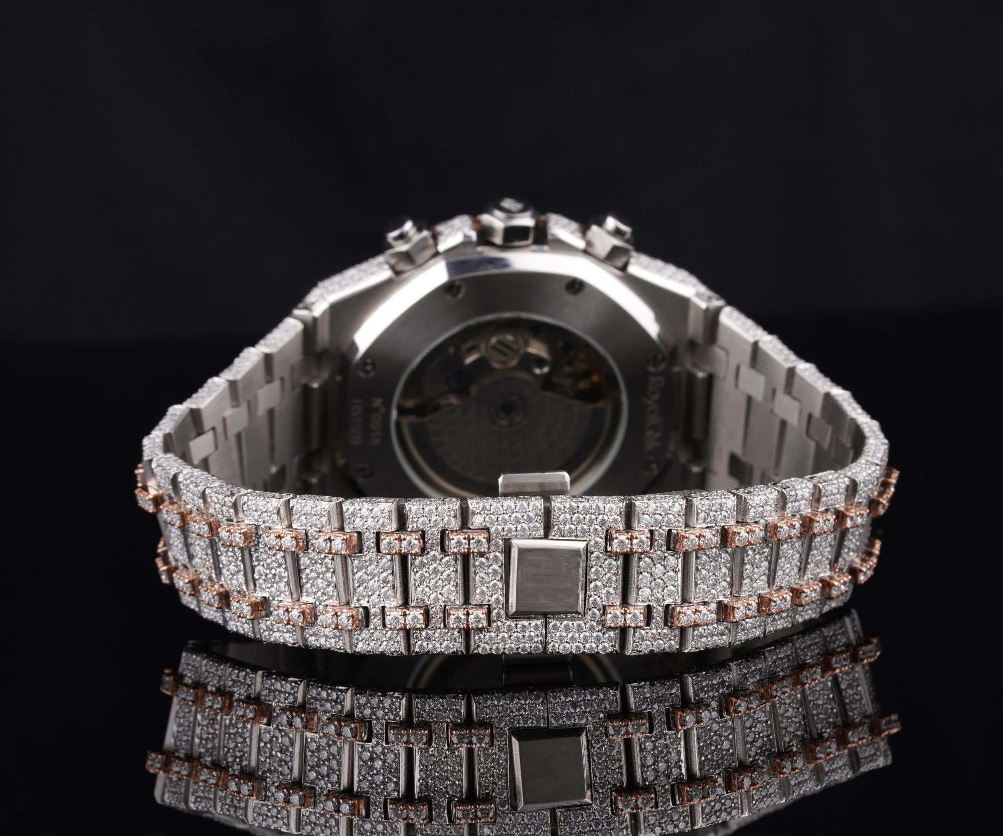 Audemars Piguet Moissanite Diamond Watch  W 36