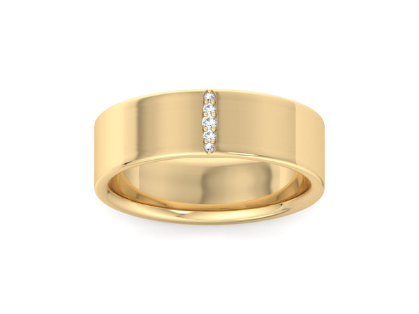 6MM Gold Wedding Band/ CLASSIC Men's & Women's Wedding Ring