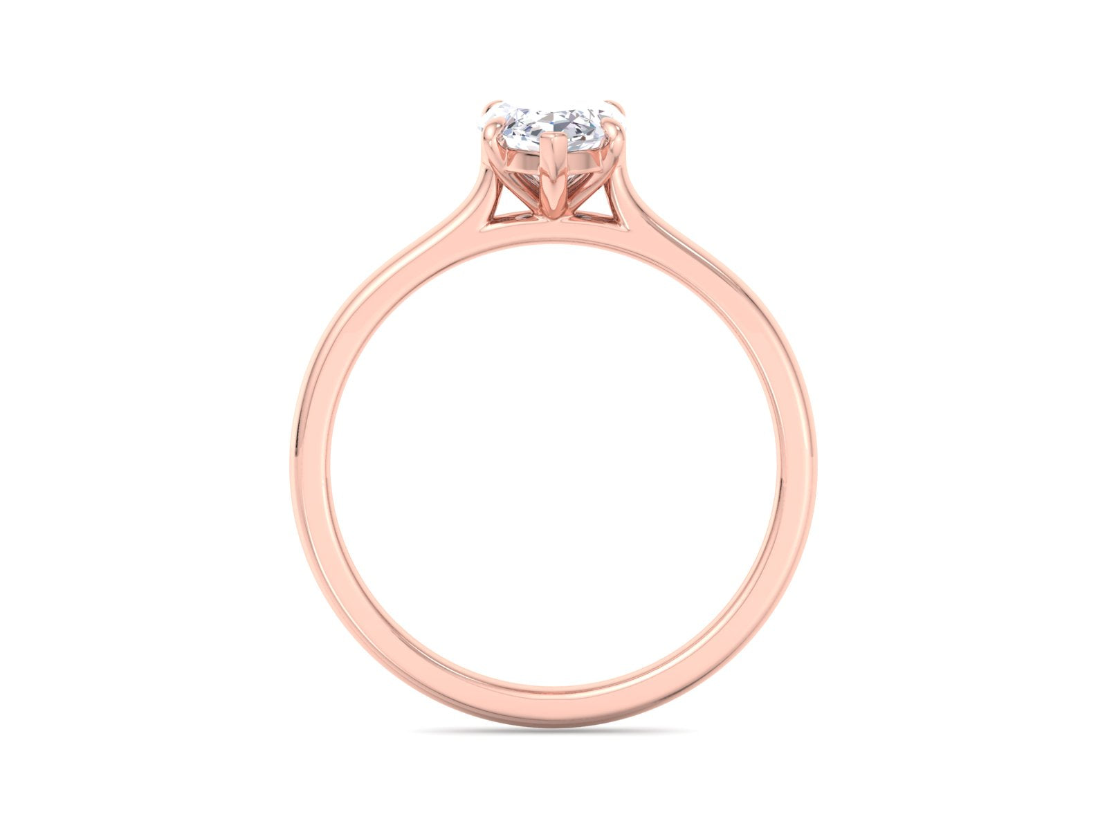 IGI CERTIFIED 1.60 carat F/VVS Marquise Cut Lab Grown Diamond Engagement Ring