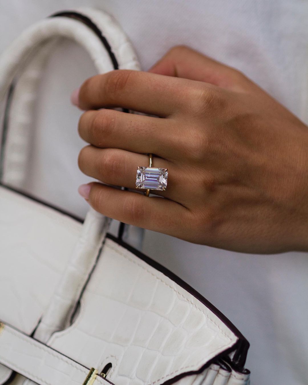 10 ct emerald cut diamond Clearance