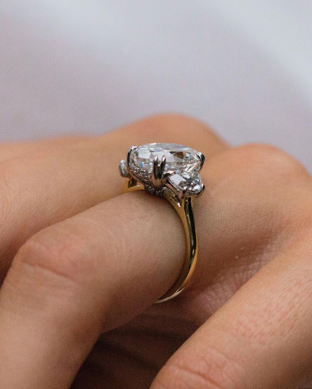 5CT Three Stone Engagement Ring