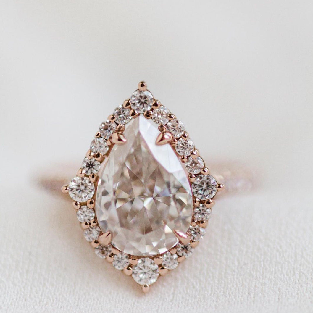 3ct Moissanite Diamond Wedding Ring/Moissanite Engagement Ring