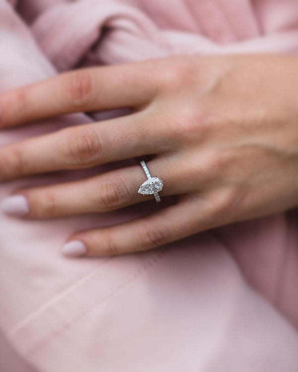 2.25 carat Pear Cut Engagement Ring