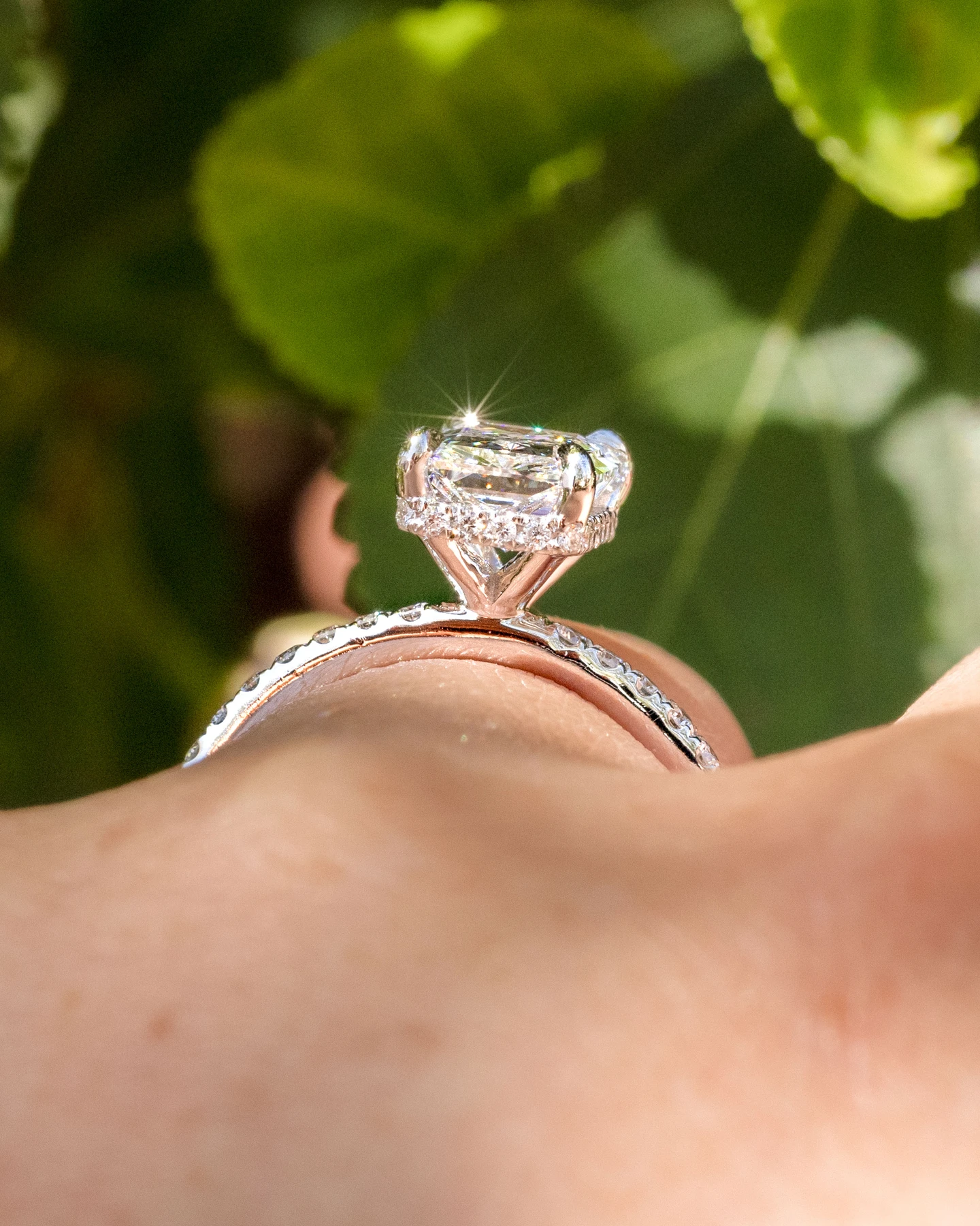 2.00 Carats Radiant Cut Engagement Ring. Radiant Engagement Ring. Anniversary Ring